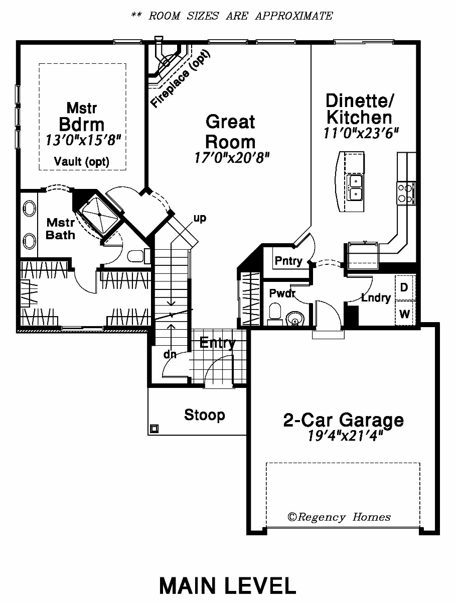 Featured Home Plan Port Royal Regency Homes