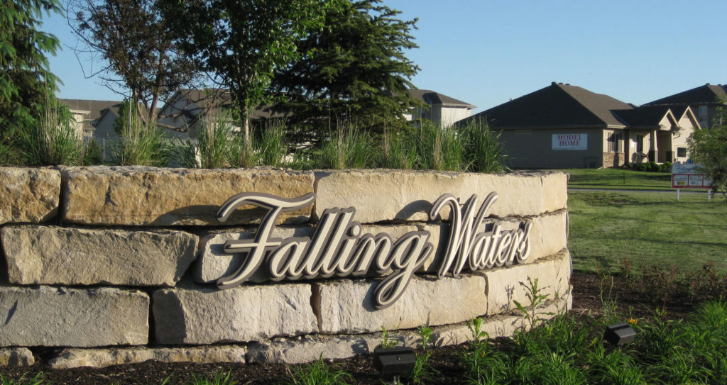 Falling Waters Community Sign