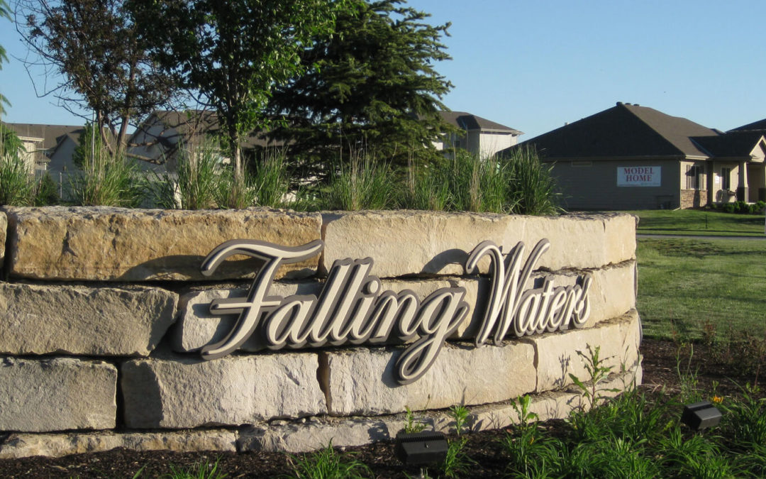 Falling Waters Community Sign