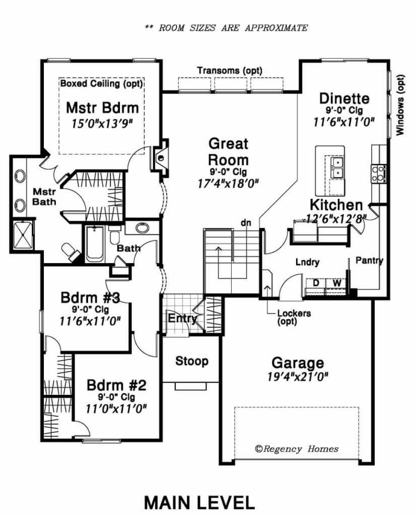 Featured Floor Plan The Orlando Regency Homes