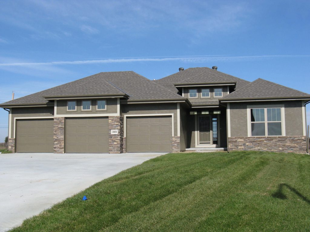 Exterior view of a home by Regency Homes in Omaha Nebraska