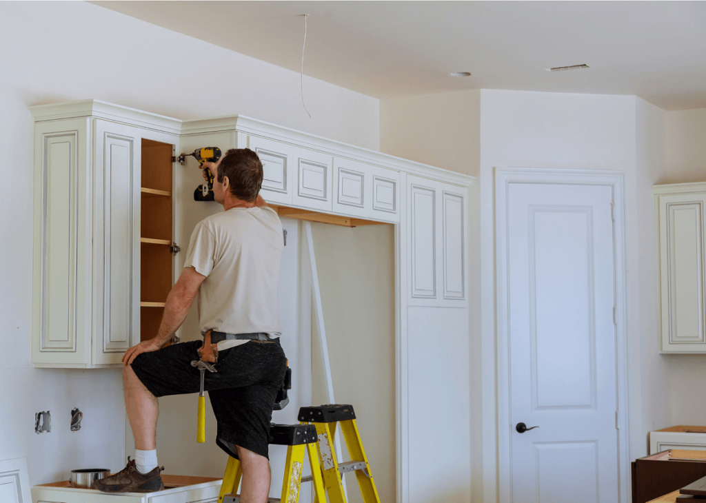 Installing cabinetry