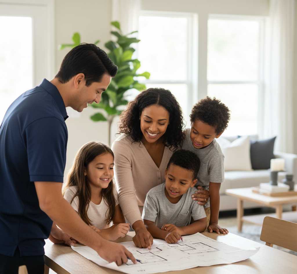 How to start building a house in Omaha - Regency Homes consultant with buyers