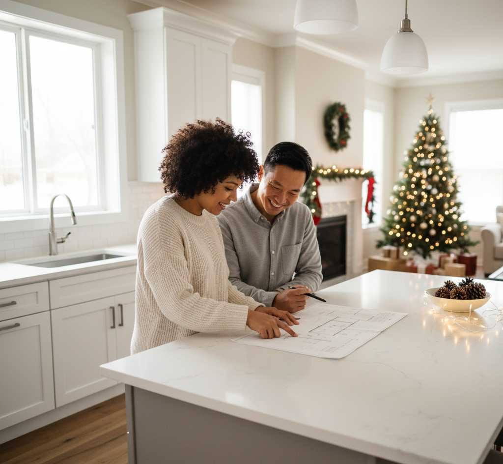 Omaha home buyers reviewing home buying tax benefits and closing documents