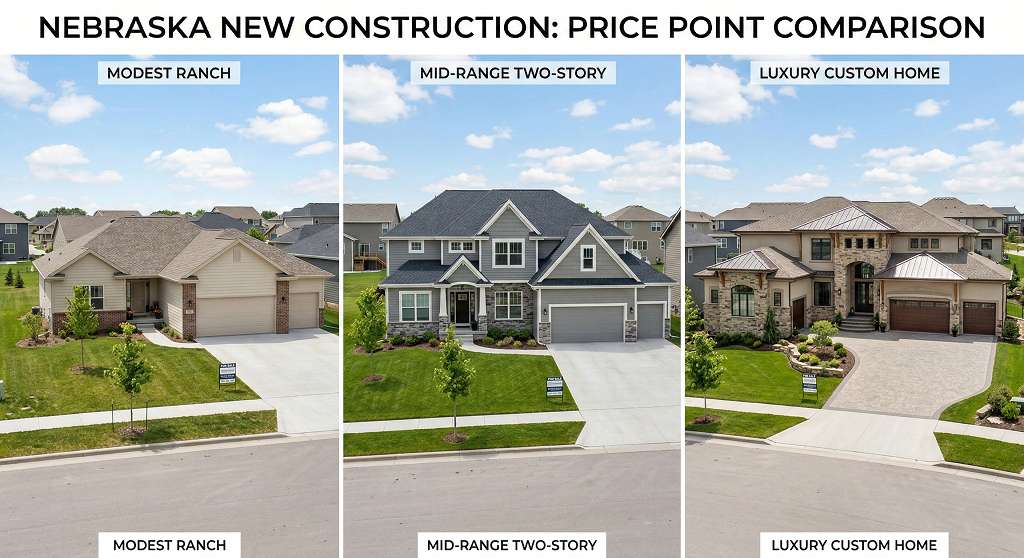 Cost per square foot to build a house varies by home type - Nebraska new construction options