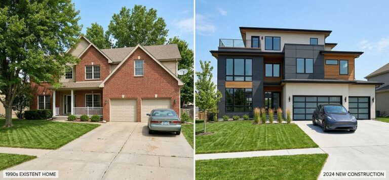 Is it cheaper to build or buy a house in Omaha, comparing existing home to new construction